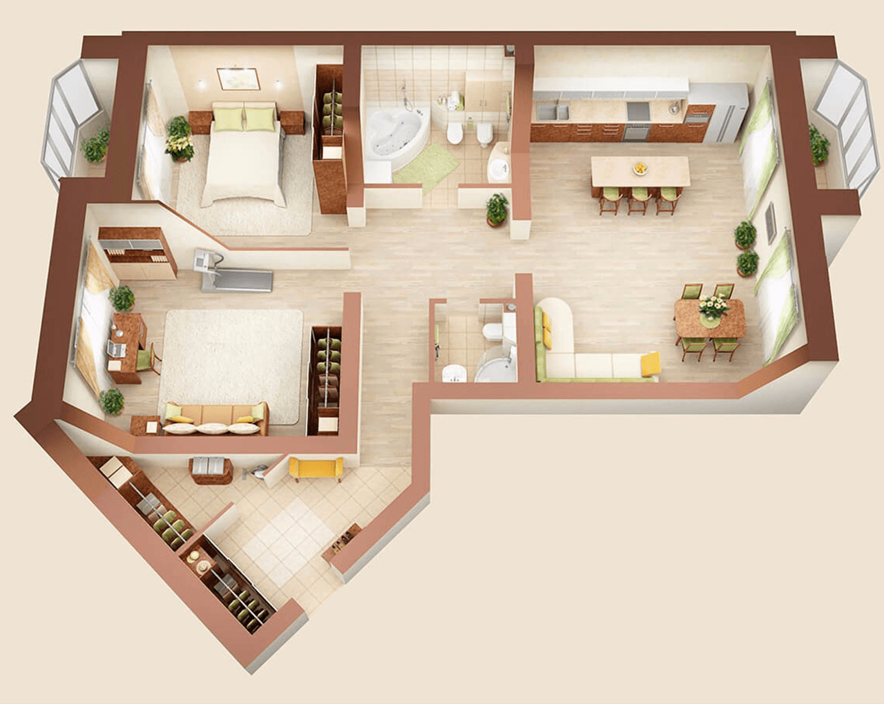 Дизайнерские услуги домов и помещений в Самаре