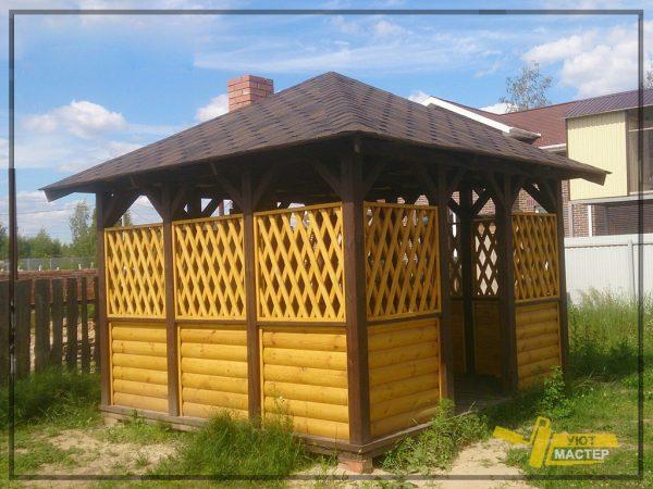 Строительство беседки 6 м2