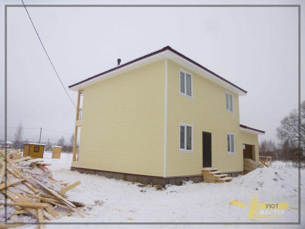 Каркасный дом 72 м2